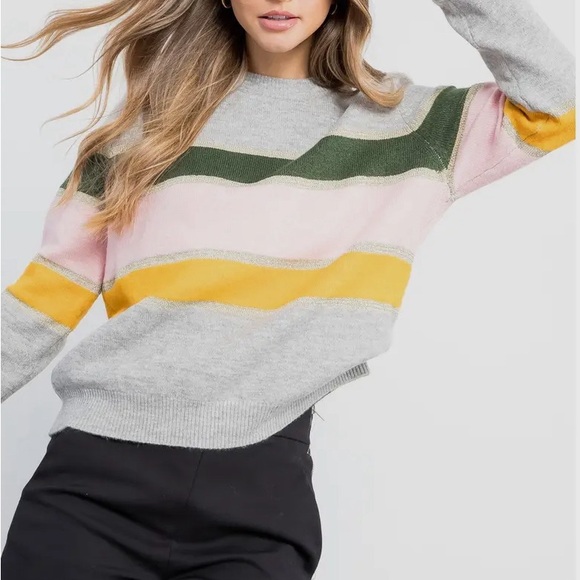 THML Sweaters - Multi Stripu Sweater